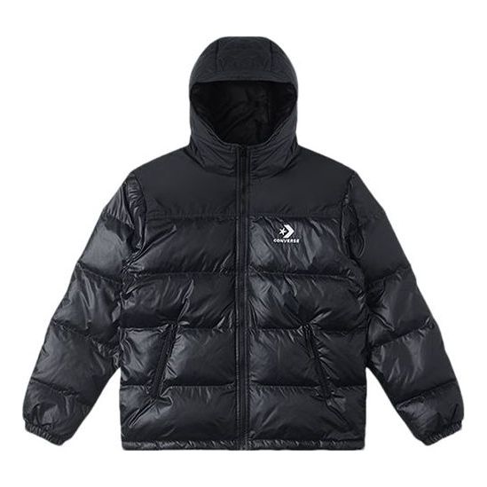 Converse Short Down Coat 'Black' 10025252-A01