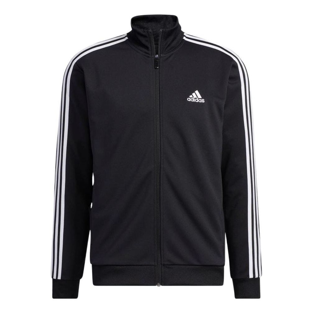 adidas 3-stripes Doubleknit Tracksuit 'Black' IA9378