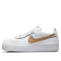 (WMNS) Nike Air Force 1 Shadow 'White Metallic Gold' DM3064-100