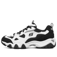 (WMNS) Skechers D Lites 2.0 Sport Shoes Black/White 88888397-WBK