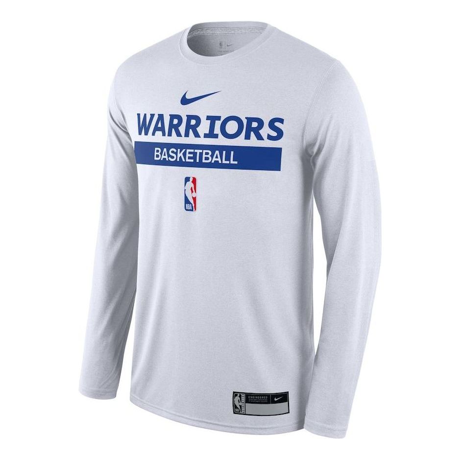 Nike Golden State Warriors Practice Long Sleeve T-Shirt 'White' DR6517-100