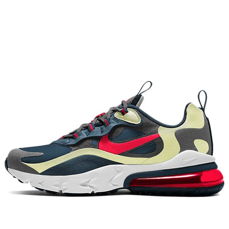 (GS) Nike Air Max 270 React 'Iron Grey Lime Crimson' BQ0103-015