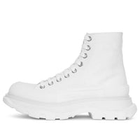 (WMNS) Alexander McQueen Tread Slick Boots 'White' 611706W4L329000