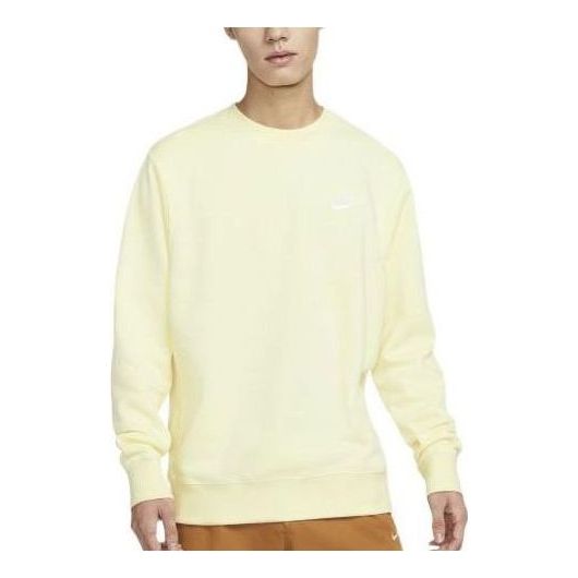Nike Sportswear Club Fleece Crew 'Light Yellow' BV2663-744