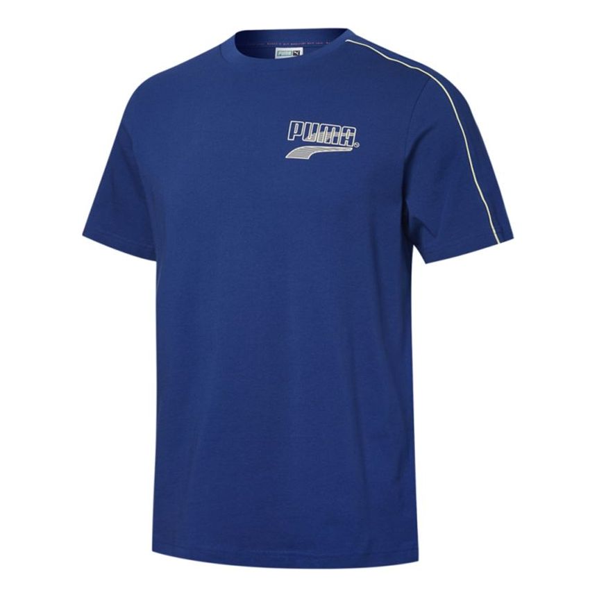 PUMA Decor8 Colour Block T-Shirt 'Blue' 532705-12