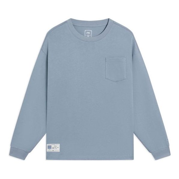 Li-Ning Long Sleeve Relaxed Top 'Blue' AHSS751-4