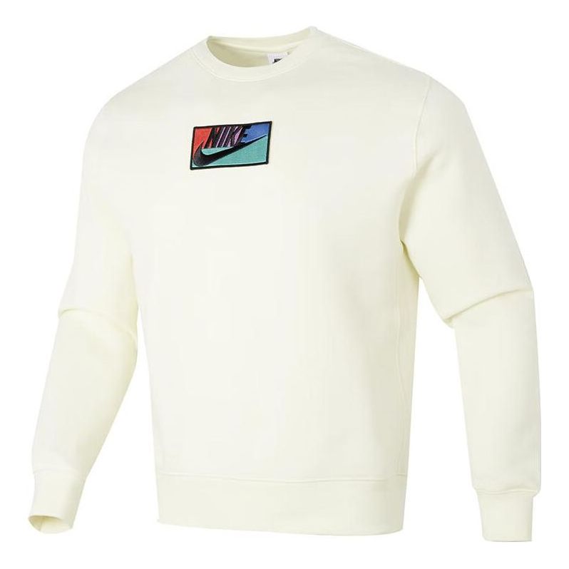 Nike Sportswear Club Fleece Crew Sweatshirt 'White' FB8436-113