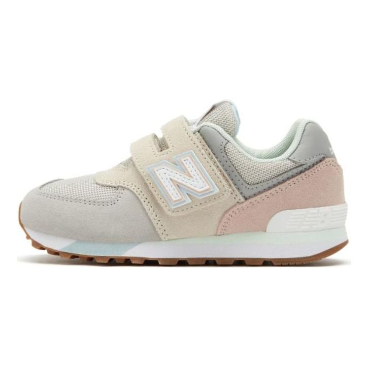 (PS) New Balance 574 Shoes 'Beige Grey Pink White' PV574PG1