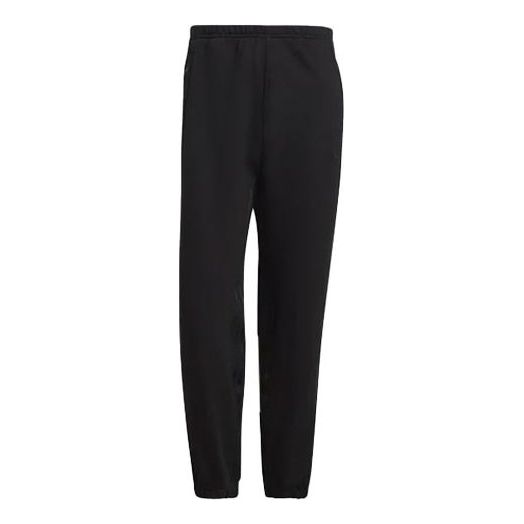 adidas originals Blue Version Series Solid Color Casual Sports Long Pants Black H23150