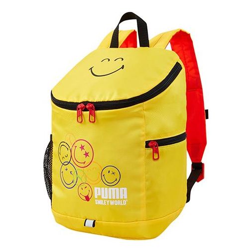 (GS) PUMA x Smileyworld Backpack 'Yellow Red' 078767-01