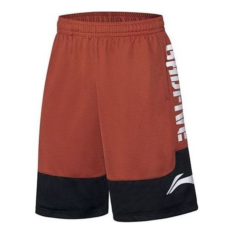 Li-Ning BadFive Basketball Shorts 'Orange Black' AAPQ007-3
