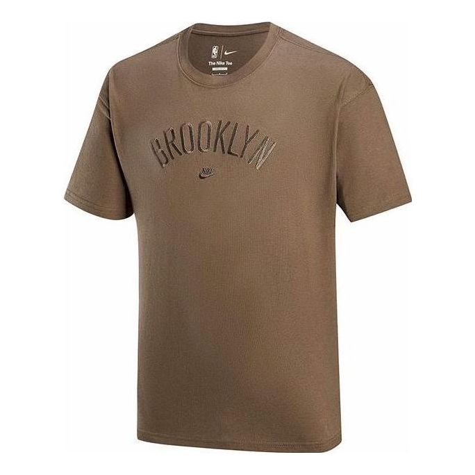 Nike NBA Brooklyn T-Shirt 'Tan' FJ0562-040