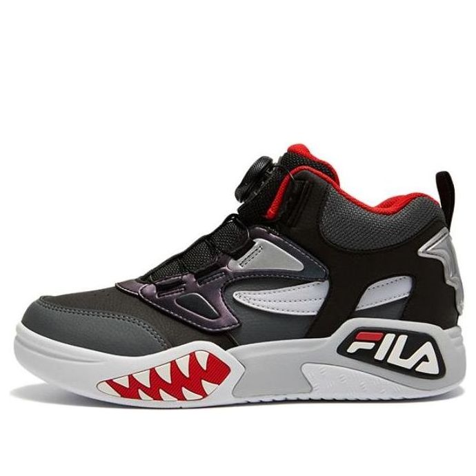 (GS) FILA BOA Sportswear Sneakers 'Black Grey Red' K15B341305FBD