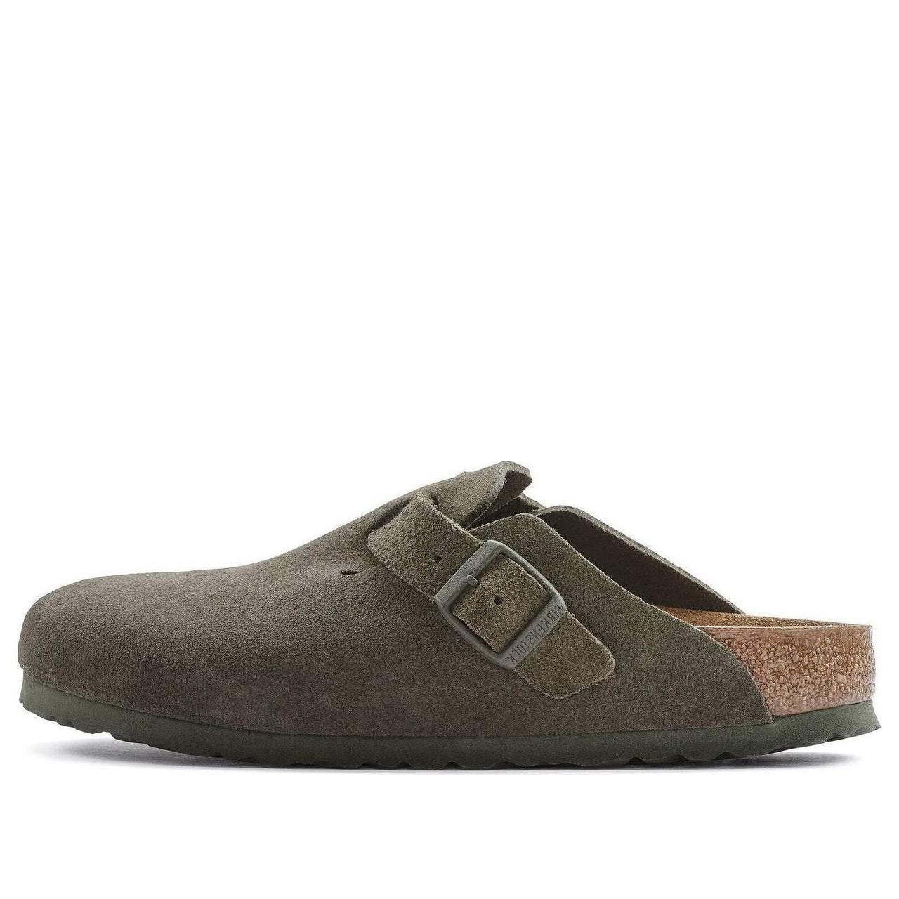 Birkenstock Boston Suede Leather Regular 'Suede Moss Green' 1024721