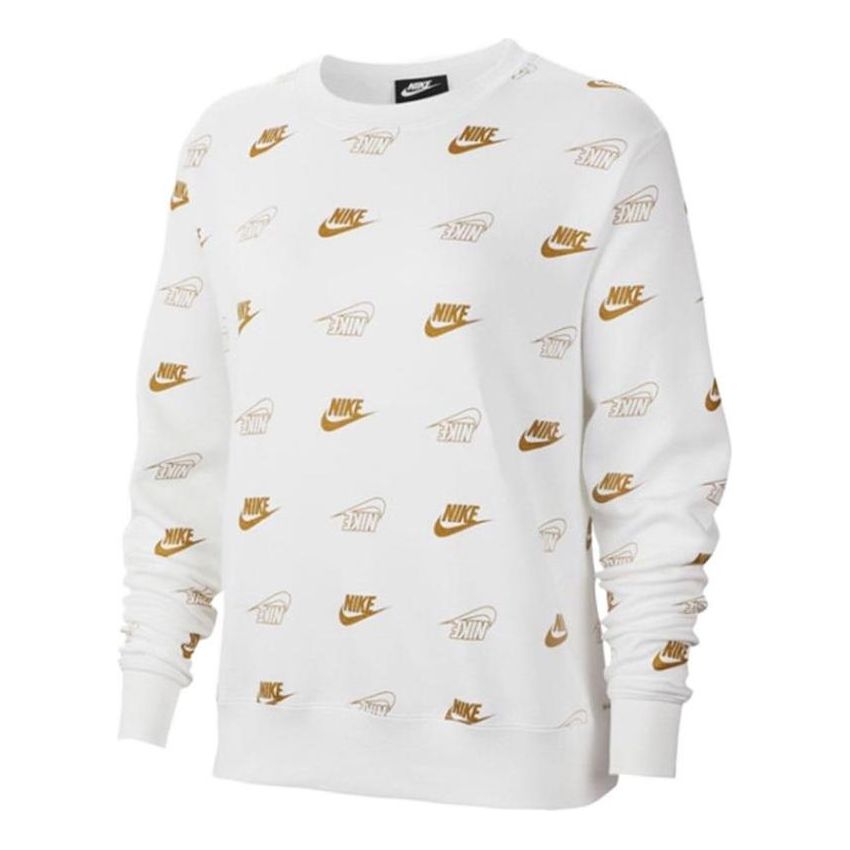 (WMNS) Nike Sportswear Crew Shine Sweatshir 'White' BV4995-100