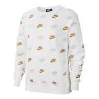 (WMNS) Nike Sportswear Crew Shine Sweatshir 'White' BV4995-100