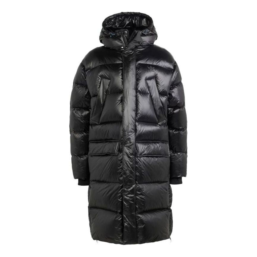 adidas Long Down Puffer Jacket 'Black' IR7135