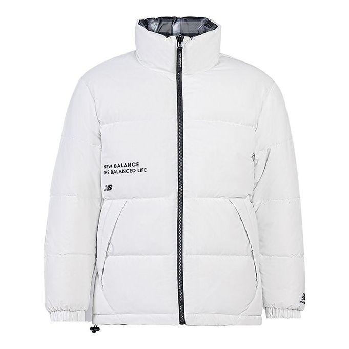 New Balance Windproof Down Jacket 'White' 5PC44273-IV
