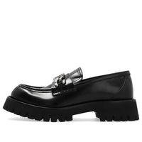 (WMNS) Gucci Lug Sole Loafer 'Black Leather' 752650-DS800-1000