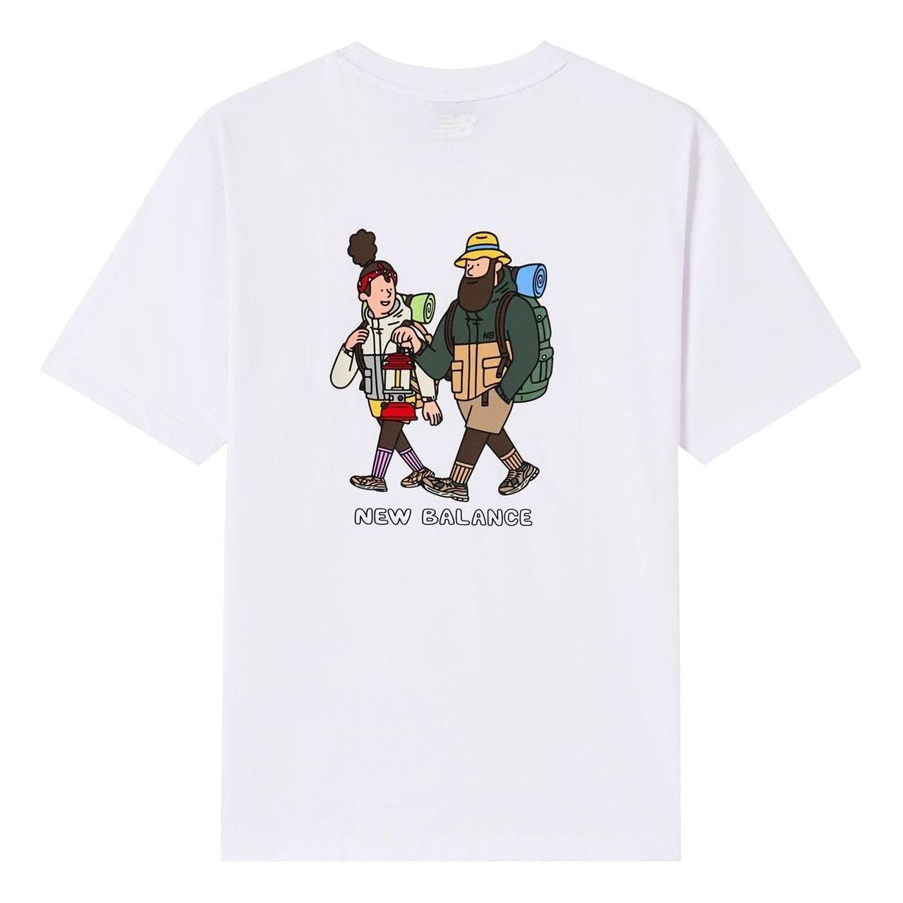 New Balance x JHI Classic Graphic Printed T-Shirt 'White Multi' NEA6J053-WT