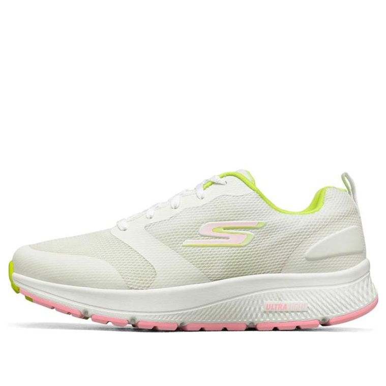 (WMNS) Skechers Go Run Consistent White/Pink/Yellow 128076-WMLT