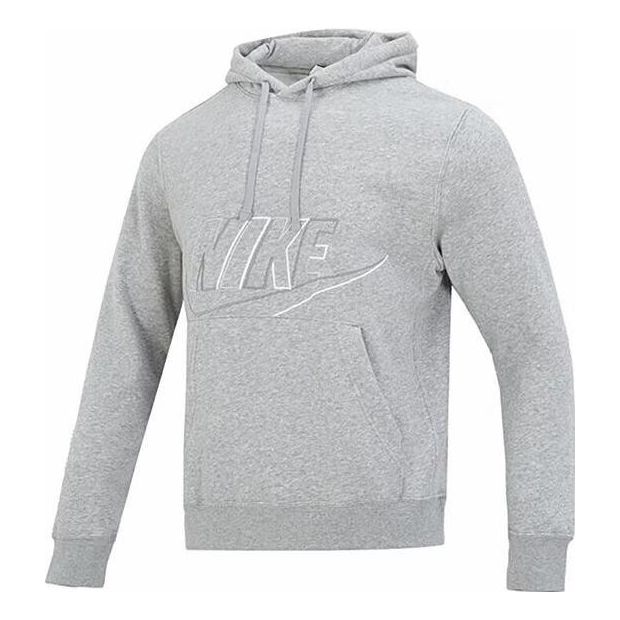 Nike Big Logo Hoodie 'Grey' DX0542-063