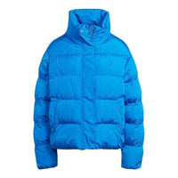 (WMNS) adidas Short Vegan Puffer Jacket 'Blue' IJ8234