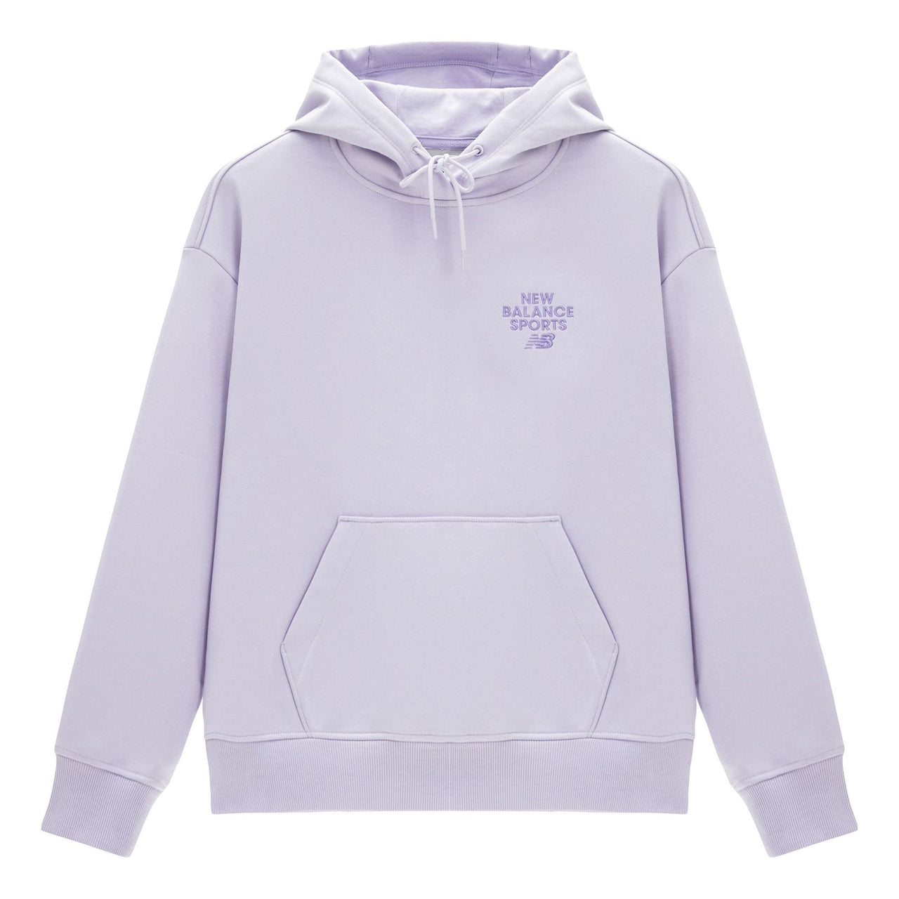 (WMNS) New Balance Logo Sportswear Hoodie 'Purple' 5CD12132-DV