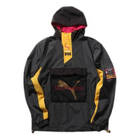 PUMA x HELLY HANSEN Crossover Contrasting Colors Hooded Jacket Black 597143-01
