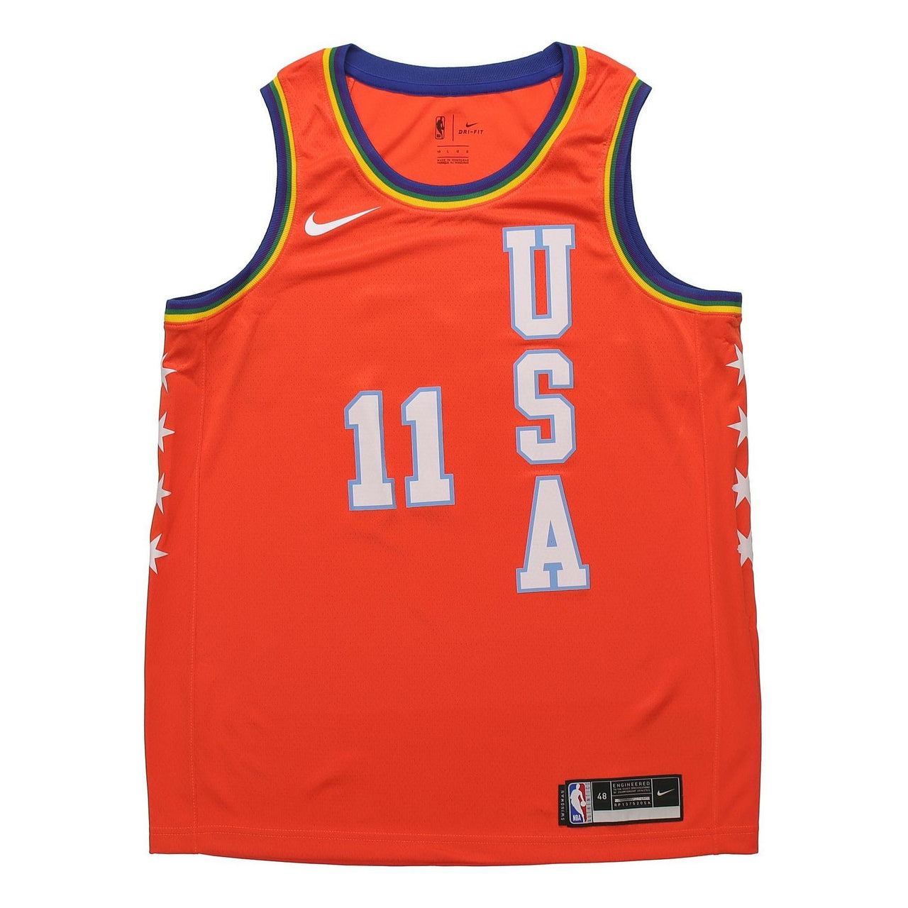 Nike NBA Trae Young All-Star Swingman Jersey SW Fan Edition 2020 Chicago 11 Orange CU8606-801