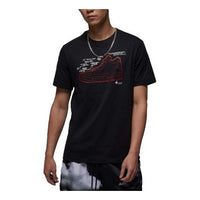 Air Jordan Sneaker T-Shirt 'Black' FN3715-010