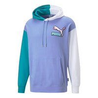 PUMA Colorblock Fandom Logo Hoodie 'Purple' 537749-23