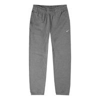 Men's Nike Embroidered Logo Solid Color Bundle Feet Sports Pants/Trousers/Joggers Gray CZ5365-071
