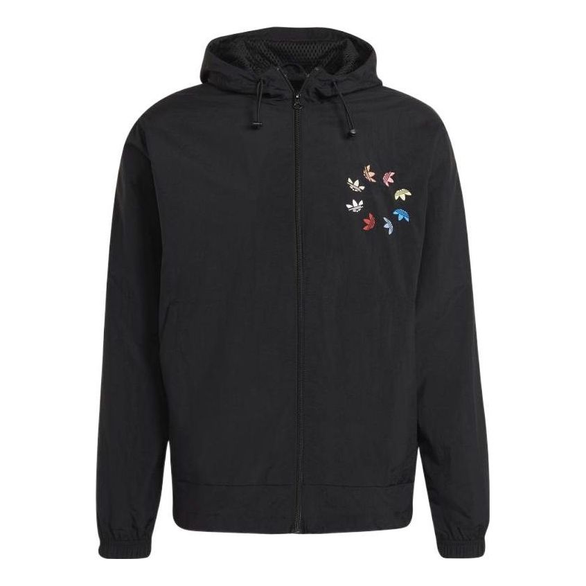 Men's adidas logo Sports Black Jacket H35650