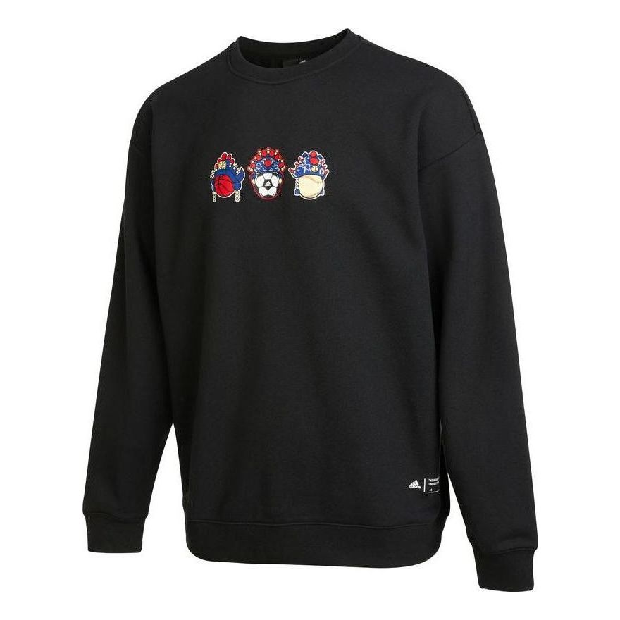 adidas China Graphic Sweater 'Black' IB2777