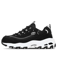 (WMNS) Skechers D'Lites 1.0 Black 13148-BKW