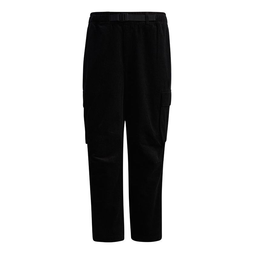 adidas Ub Pnt Cdr Sports Cargo Pocket corduroy Long Pants Black GP0878