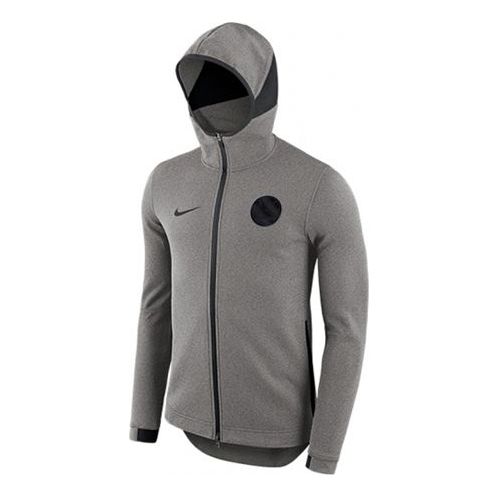 Nike Warriors Showtime Sports Logo Casual Jacket Cardigan Gray 911116-021