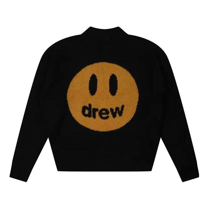 Drew House Mascot Funnel Neck Sweaters 'Black' DR-FW22-517
