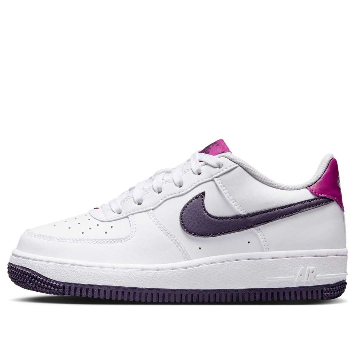 (GS) Nike Air Force 1 Low 'White Dark Raisin' FV5948-111
