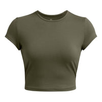 (WMNS) Under Armour Meridian Baby T-shirt 'Olive Green' 1387729-390