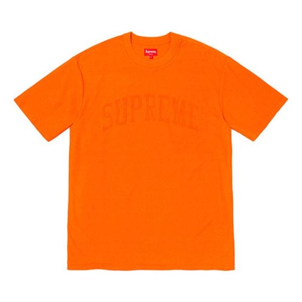 Supreme FW19 Week 3 Chenille Arc Logo SS Top Tee SUP-FW19-337