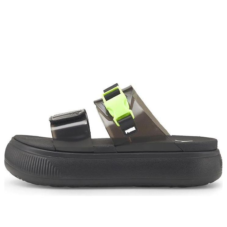 (WMNS) PUMA Suede Mayu Pop Sandal 'Black Fizzy Light' 384433-01
