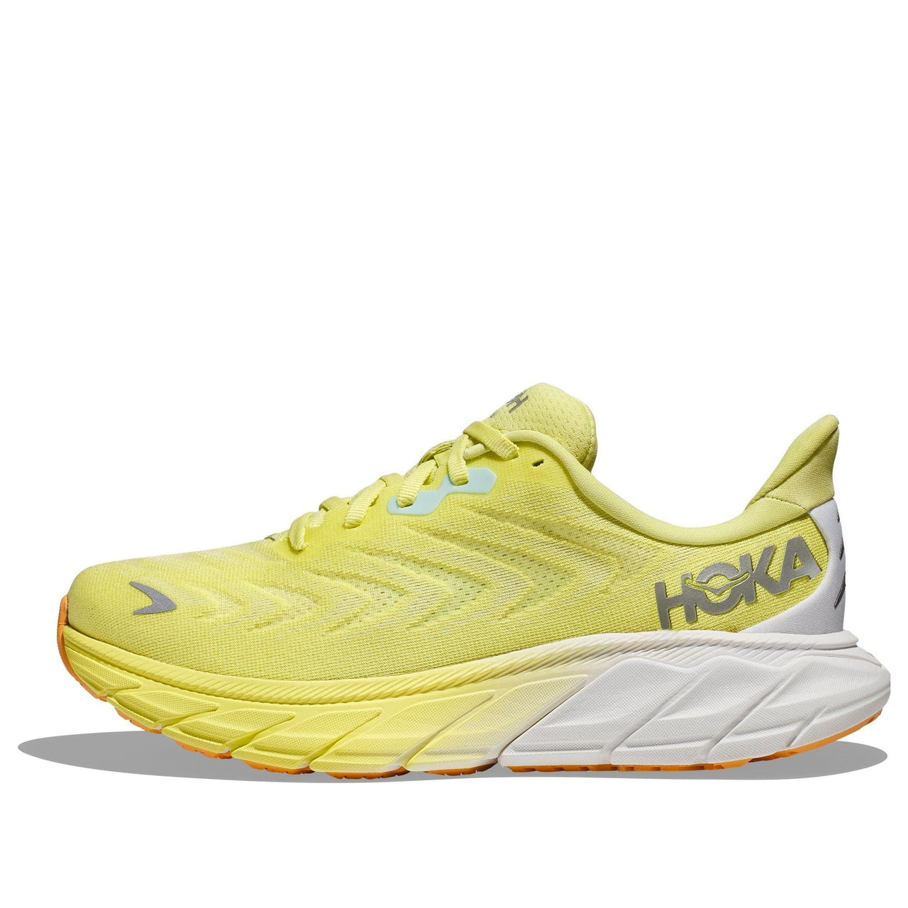 (WMNS) HOKA ONE ONE Arahi 6 'Citrus Glow White' 1123195-CGWHT