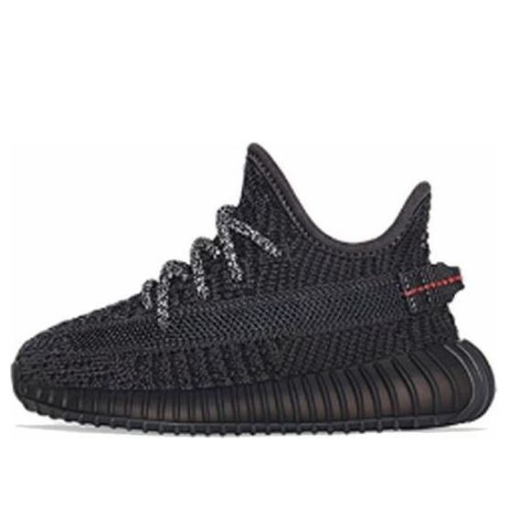 (TD) adidas Yeezy Boost 350 V2 Infant 'Black Non-Reflective' FU9011