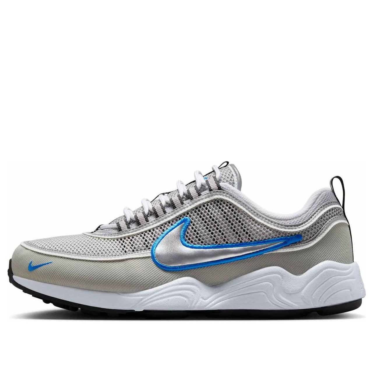 Nike Air Zoom Spiridon 'Metallic Silver Signal Blue' HF9117-003