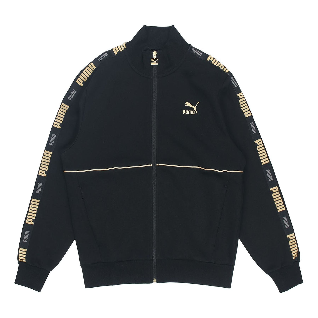 PUMA Luxe Logo Sports Stand Collar Jacket Black 534750-01