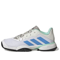 (GS) adidas Barricade Tennis Shoes 'White Pulse Blue' GY4017