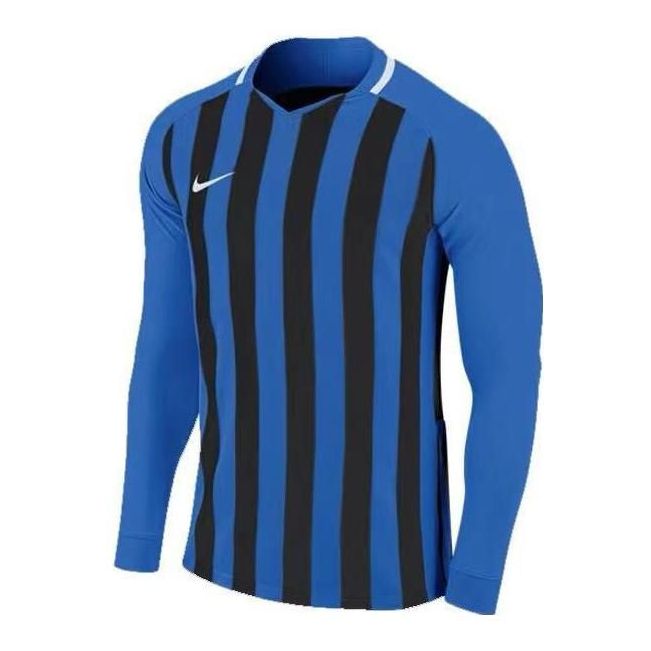 Nike stripe round collar shirt 'Blue' AO2455-463