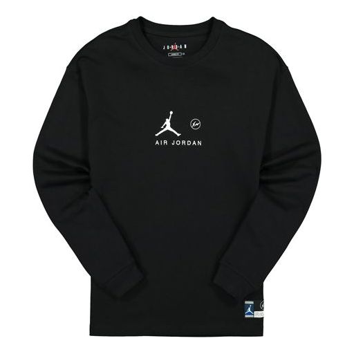 Air Jordan x Fragment Long-Sleeve T-Shirt 'Black/Reflective Silver' DA2981-010